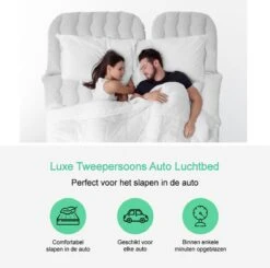 Auto Luchtbed – Luchtbed Auto – Auto Matras – Multifunctioneel – Incl. Elektrische Pomp – Kampeer Luchtbed – 2 Persoons -Buitenkampeeruitrusting 1200x1188 6