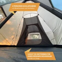 Skandika Tipi Kotona Air Opblaasbare Tent – Opblaasbare Tenten - 4 Persoons Tipi Tent – Tenten - Campingtent – Ingenaaide Tentvloer – Muggengaas – 260 Cm Stahoogte – 490 X 370 X 260 (L X B X H) – Outdoor, Camping, Tuin – Luchttent - Kamperen - Beige 15 Skandika Tipi Kotona Air Opblaasbare Tent – Opblaasbare Tenten - 4 Persoons Tipi Tent – Tenten - Campingtent – Ingenaaide Tentvloer – Muggengaas – 260 Cm Stahoogte – 490 X 370 X 260 (L X B X H) – Outdoor, Camping, Tuin – Luchttent - Kamperen - Beige -Buitenkampeeruitrusting 1200x1200 100