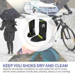 Perletti Overschoenen Reflecterend Pvc Zwart/roze Maat 36-39 -Buitenkampeeruitrusting 1200x1200 1005