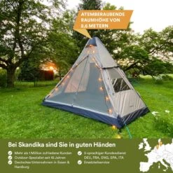 Skandika Tipi Kotona Air Opblaasbare Tent – Opblaasbare Tenten - 4 Persoons Tipi Tent – Tenten - Campingtent – Ingenaaide Tentvloer – Muggengaas – 260 Cm Stahoogte – 490 X 370 X 260 (L X B X H) – Outdoor, Camping, Tuin – Luchttent - Kamperen - Beige 17 Skandika Tipi Kotona Air Opblaasbare Tent – Opblaasbare Tenten - 4 Persoons Tipi Tent – Tenten - Campingtent – Ingenaaide Tentvloer – Muggengaas – 260 Cm Stahoogte – 490 X 370 X 260 (L X B X H) – Outdoor, Camping, Tuin – Luchttent - Kamperen - Beige -Buitenkampeeruitrusting 1200x1200 102