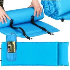 Springos Slaapmat | Zelfopblazend | 186 Cm | Inclusief Hoes & Hoofdkussen | Lichtblauw 28 Springos Slaapmat | Zelfopblazend | 186 Cm | Inclusief Hoes & Hoofdkussen | Lichtblauw -Buitenkampeeruitrusting 1200x1200 1045