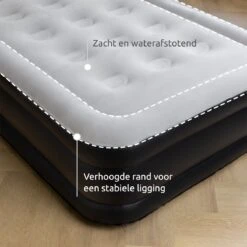 BluMill Eenpersoons Luchtbed - Met Ingebouwde Pomp - Luchtbed Zelfopblazend - Incl. Draagtas - 191x99x36 Cm -Buitenkampeeruitrusting 1200x1200 1172