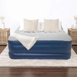 LifeGoods Luchtbed - 2 Persoons - Met Ingebouwde Pomp - Incl. Draagtas En Reparatiekit -Buitenkampeeruitrusting 1200x1200 1208