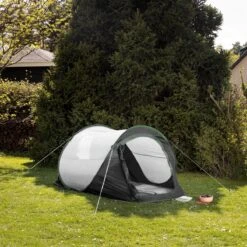 JEMIDI Tweepersoons Pop-up Tent - Opgooitent, Werptent Voor 2 Personen - Ideaal Als Festivaltent Of Kampeertent - Verschillende Kleuren -Buitenkampeeruitrusting 1200x1200 200