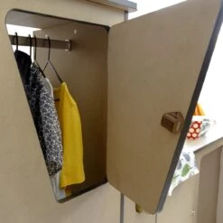 Camper Keuken MDF - Linkerkant EU - Inclusief Kledingstang + Wijnrek - Onbewerkt - Inbouw Kasten Inrichting Kampeerauto Caravan -Buitenkampeeruitrusting 1200x1200 359