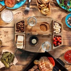 Merkloos Houten Outdoor Wijntafel Draagbare Houten Picknicktafel Mini Campingtafels Met Wijnglas Houder Voor Tuin Outdoor Camping Picknick Strand - Plataan Hout - Wijn 12 Merkloos Houten Outdoor Wijntafel Draagbare Houten Picknicktafel Mini Campingtafels Met Wijnglas Houder Voor Tuin Outdoor Camping Picknick Strand - Plataan Hout - Wijn -Buitenkampeeruitrusting 1200x1200 363