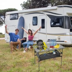 Campingtafel Inklapbaar En Opvouwbaar - Kampeertafel - Lichtgewicht Hittebestendig -Buitenkampeeruitrusting 1200x1200 373