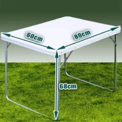 Merkloos Aluminium Inklapbare Tuintafel - Campingtafel - 80x60x68 Cm 24 Merkloos Aluminium Inklapbare Tuintafel - Campingtafel - 80x60x68 Cm -Buitenkampeeruitrusting 1200x1200 418