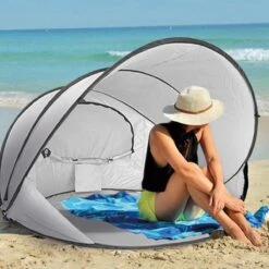 Deryan Luxe Pop Up Strandtent XXL - Anti-UV 50+ - Zilver 29 Deryan Luxe Pop Up Strandtent XXL - Anti-UV 50+ - Zilver -Buitenkampeeruitrusting 1200x1200 59