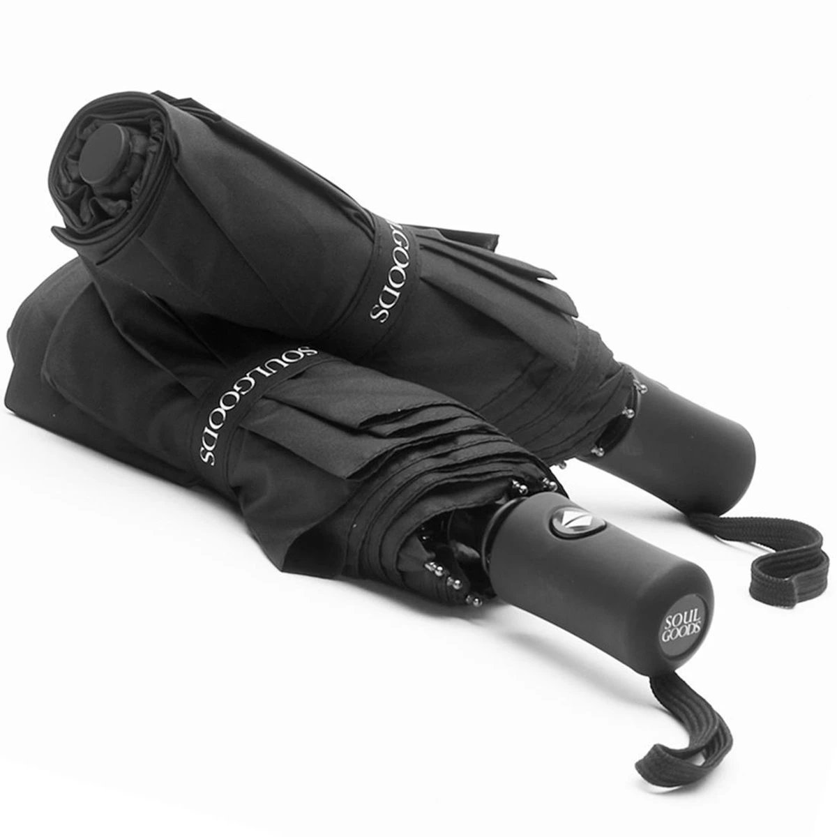 Stormparaplu Opvouwbaar - Stormparaplu Windproof Klein - Zwart - Extra Stevig 8 Stormparaplu Opvouwbaar - Stormparaplu Windproof Klein - Zwart - Extra Stevig - Afbeelding 6