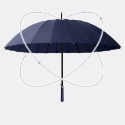 Merkloos Luxe Stormparaplu -Stormparaplu-24ribben-extra Sterk Paraplu-mooie Paraplu-windkracht 8 Paraplu -Buitenkampeeruitrusting 1200x1200 776