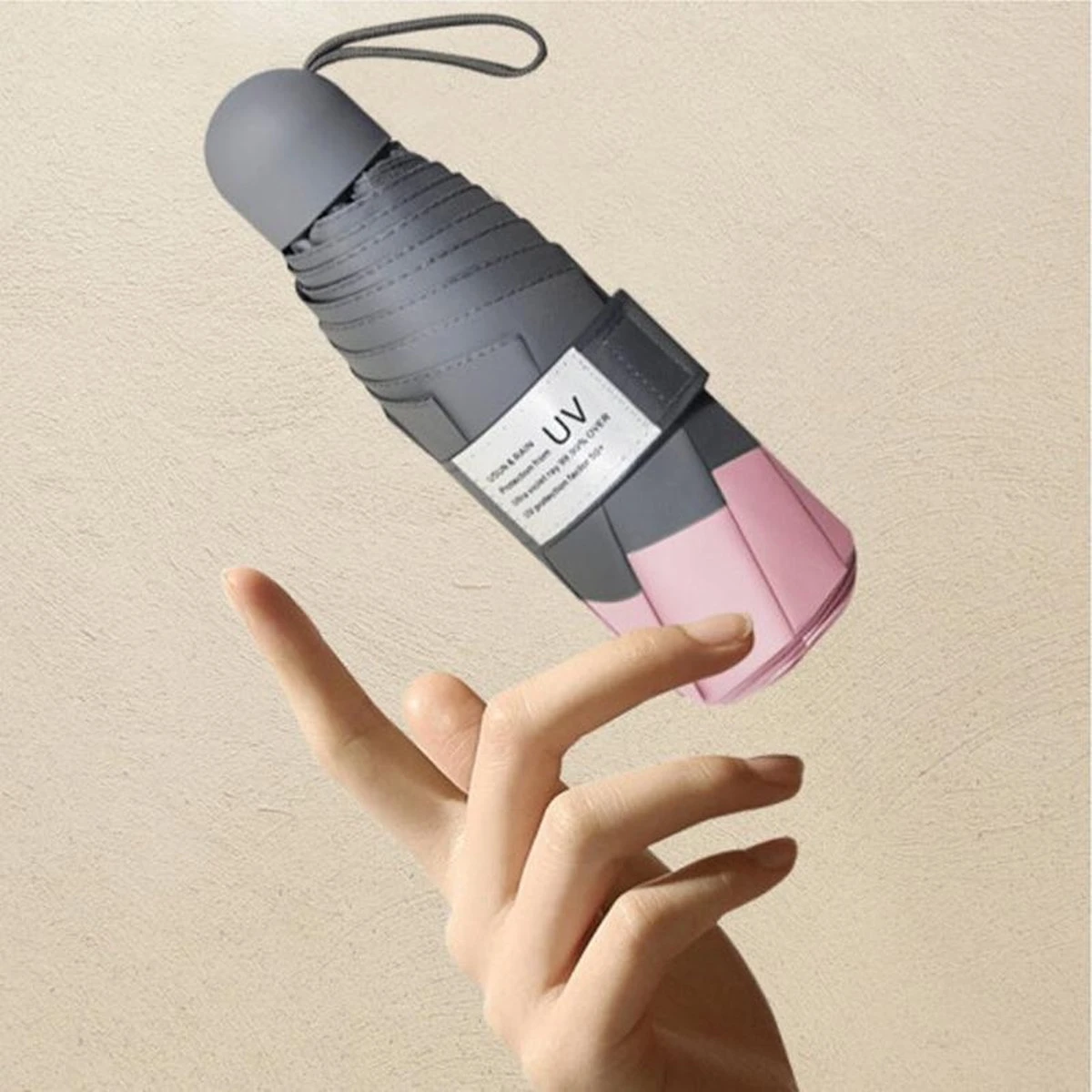 Merkloos TDR -Opvouwbare Paraplu -Windproof- Zonnescherm UV-SPF 50+compact En Draagbaar- Extra Sterk - Roze 12 Merkloos TDR -Opvouwbare Paraplu -Windproof- Zonnescherm UV-SPF 50+compact En Draagbaar- Extra Sterk - Roze - Afbeelding 10