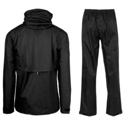 AGU Passat Regenpak Essential - Zwart - M - Dames & Heren - Waterdicht -Buitenkampeeruitrusting 1200x1200 884