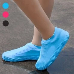 Merkloos Siliconen Regen Overschoenen - Schoencover - Zwart - Maat: 38/39 -Buitenkampeeruitrusting 1200x1200 913