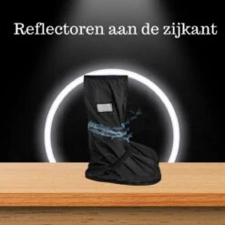 EASTWALL Cover Pro Schoenhoezen - Schoenovertrek Herbruikbaar - Bescherm Je Schoenen Tegen Water, Modder En Sneeuw - Universele Waterdichte Overschoenen - Schoenbeschermers - Anti-slip - Trekkoord Afsluiting - Zwart - Maat 43-44 -Buitenkampeeruitrusting 1200x1200 916