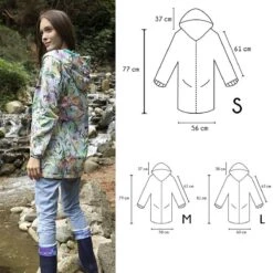 BiggDesign Faces - Dames Regenjas Waterdicht - Regenpak - Maat M -Buitenkampeeruitrusting 1200x1200 926