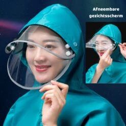 Simple Lifestyle® Universeel Regenjas Bromfiets Hoes Scooter Regenponcho Beenkleed - Zwart -Buitenkampeeruitrusting 1200x1200 949