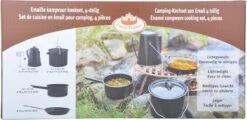 ESSCHERT DESIGN Pannenset Kampvuur - 4 Delig - Outdoor - Metaal -Buitenkampeeruitrusting 1200x581 3