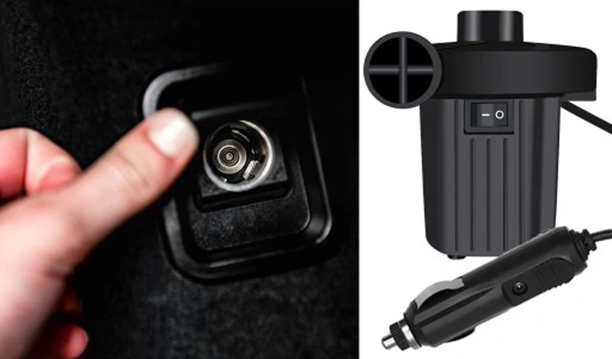 Elektrische Pomp - Luchtbedpomp - Stekker En Autolader - Compact - 3 Tips - 220/240V - Rheme 9 Elektrische Pomp - Luchtbedpomp - Stekker En Autolader - Compact - 3 Tips - 220/240V - Rheme - Afbeelding 7