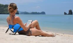 Y-ply Ruggensteuntje - Strandstoel - Opvouwbaar - Rood -Buitenkampeeruitrusting 1200x707