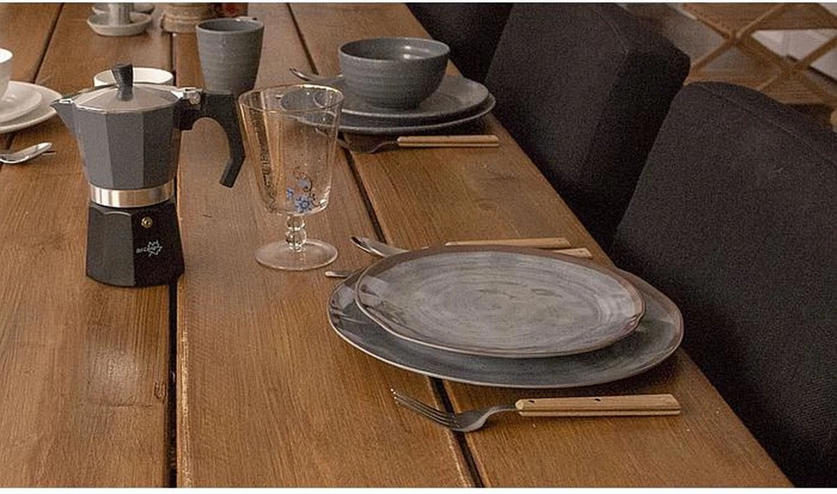 Bo-Camp Servies - Halo - 12-delig - Grijs 12 Bo-Camp Servies - Halo - 12-delig - Grijs - Afbeelding 10