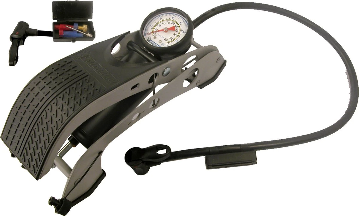 Michelin Voetpomp Met Manometer - 7 Bar 3 Michelin Voetpomp Met Manometer - 7 Bar