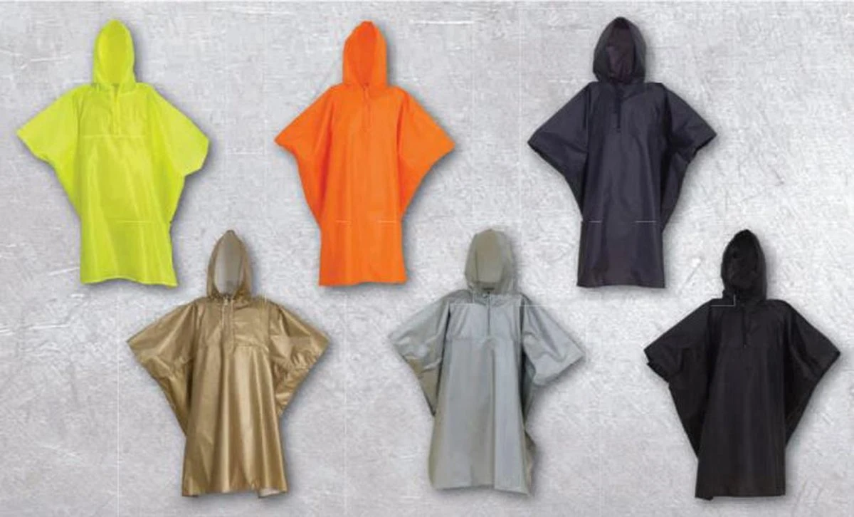 YOKO Lichtgewicht Regen Poncho | Maat REGULAR| Kleur Zwart 4 YOKO Lichtgewicht Regen Poncho | Maat REGULAR| Kleur Zwart - Afbeelding 2