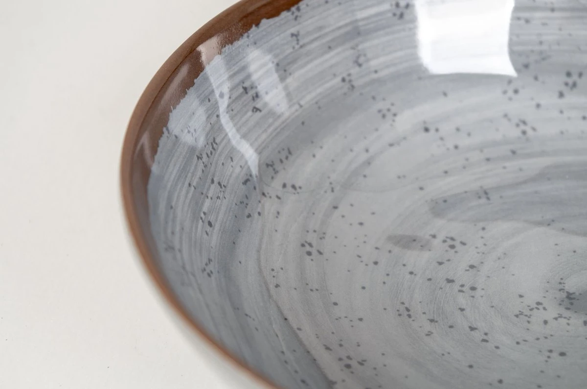 Bo-Camp Servies - Halo - 12-delig - Grijs 4 Bo-Camp Servies - Halo - 12-delig - Grijs - Afbeelding 2