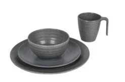 Bo-Camp Campingservies - 100% Melamine - 16-delig - Stone - Grijs -Buitenkampeeruitrusting 1200x794 63