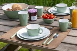 Bo-Camp Servies - Campingbord - 100% Melamine - 16-delig - Groen -Buitenkampeeruitrusting 1200x799 28