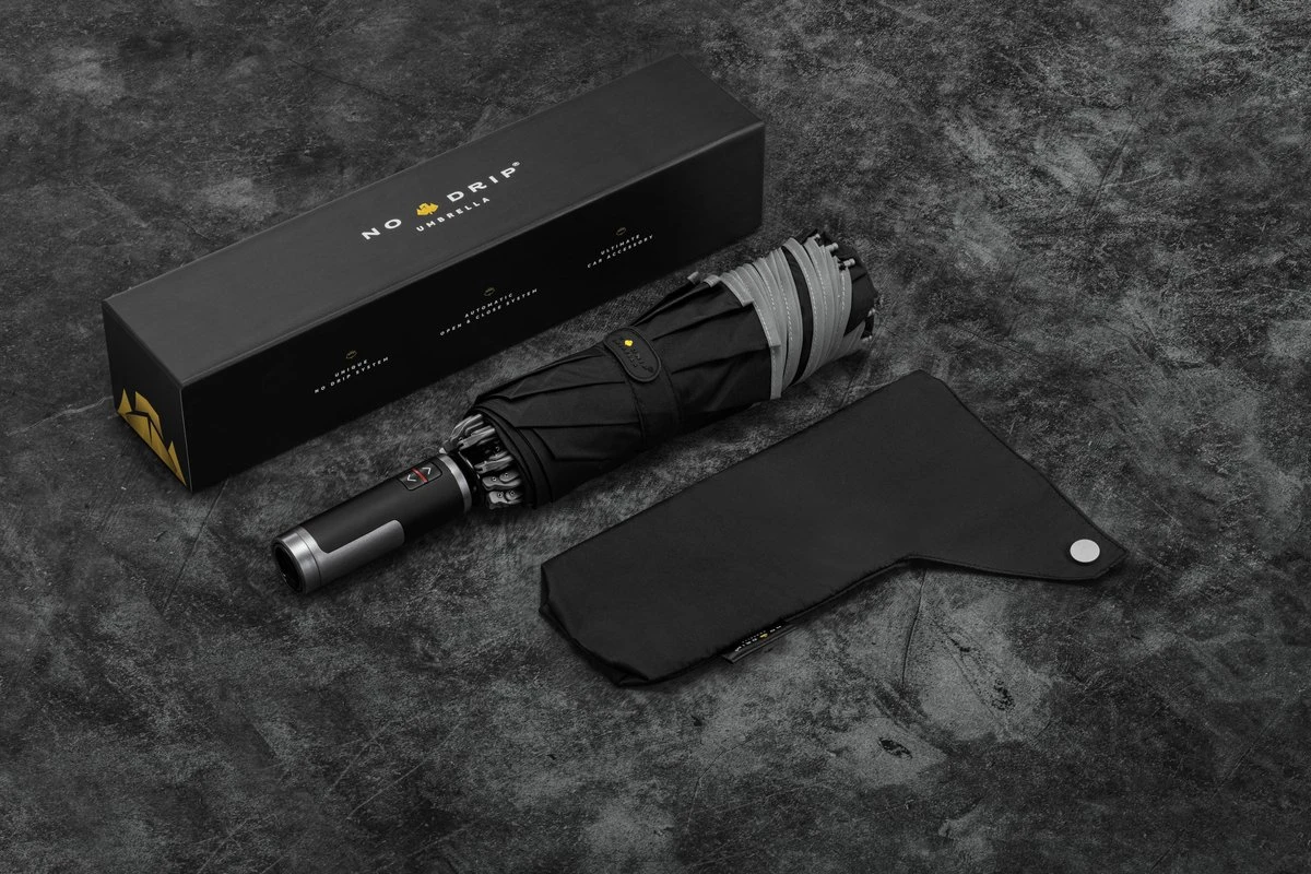 No Drip Umbrella® Stormparaplu - Opvouwbaar - Automatisch - Windproof Tot 100km/u - 108 Cm - Zwart 14 No Drip Umbrella® Stormparaplu - Opvouwbaar - Automatisch - Windproof Tot 100km/u - 108 Cm - Zwart - Afbeelding 12