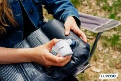 Luvego Luchtbed Pomp MINI PUMP - Oplaadbare Luchtbedpomp - 400LM Lantaarn - 3-in-1 -Buitenkampeeruitrusting 1200x800 167