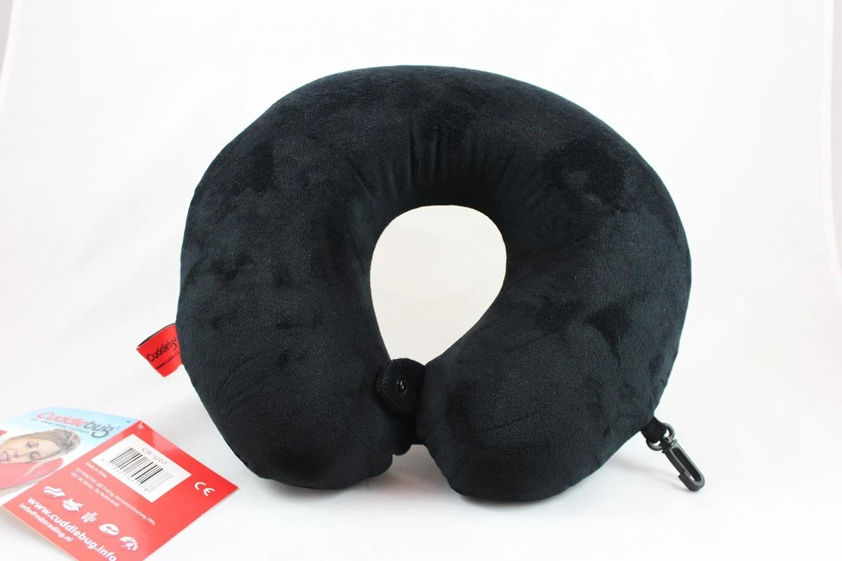 Cuddlebug Kussen - Nekkussen (reizen) - Blauw - U-vorm 8 Cuddlebug Kussen - Nekkussen (reizen) - Blauw - U-vorm - Afbeelding 6