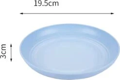 Merkloos Green-goose® Bio-based Borden | Set Van 4 | 19.5x3 Cm | Duurzame, Vaatwasserbestendige Borden Voor Camping, Vakantie Of Picknick | Vaatwasserbestendig -Buitenkampeeruitrusting 1200x801 14