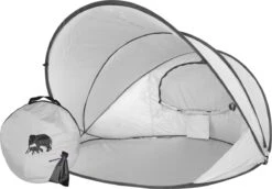 Deryan Luxe Pop Up Strandtent XXL - Anti-UV 50+ - Zilver 35 Deryan Luxe Pop Up Strandtent XXL - Anti-UV 50+ - Zilver -Buitenkampeeruitrusting 1200x836
