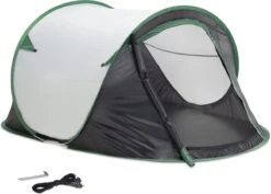 JEMIDI Tweepersoons Pop-up Tent - Opgooitent, Werptent Voor 2 Personen - Ideaal Als Festivaltent Of Kampeertent - Verschillende Kleuren -Buitenkampeeruitrusting 1200x858 3