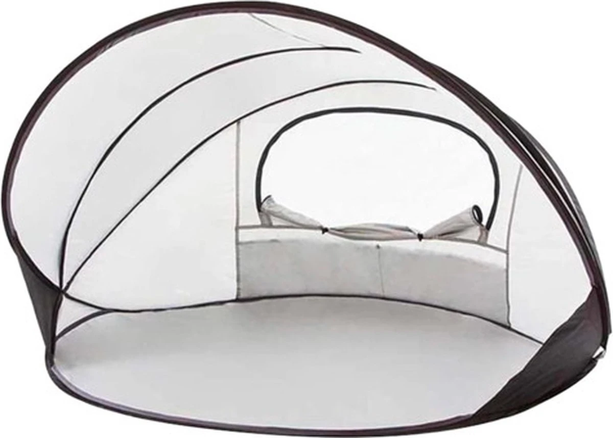 Deryan Luxe Pop Up Strandtent XXL - Anti-UV 50+ - Zilver 3 Deryan Luxe Pop Up Strandtent XXL - Anti-UV 50+ - Zilver