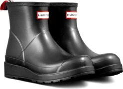 Hunter - Regenlaarzen Voor Vrouwen - Nebula Korte Speellaarzen - Zwart - Maat 38EU -Buitenkampeeruitrusting 1200x868 3