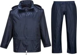 Portwest Regenpak 2 Delig Donker Blauw Maat XL -Buitenkampeeruitrusting 1200x872 1