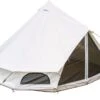 Skandika Tipii 400 Canvas Tent – Tipi-tenten – 8 Persoons Familietent - Campingtent – Muggengaas – 250 Cm Stahoogte – 400 Cm Diameter – 4000 Mm Waterkolom – Indische Tent, Partytent, Festivaltent – Outdoor, Camping, Tuin – Kamperen – Wit -Buitenkampeeruitrusting 1200x880