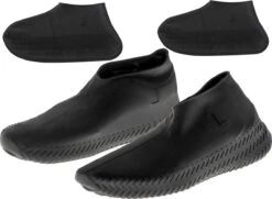 Siliconen Unisex Waterdichte Overschoenen Zwart Maat L 39-44 - Herbruikbaar – Anti Slip Regen Overschoen - Schoenhoesjes - Waterdichte Schoenbeschermers - Regenhoes – Schoenovertrek - Regenlaarzen -Buitenkampeeruitrusting 1200x880 8