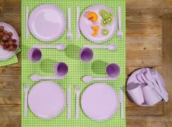 Campingservies - Picknick Bestek - 31 Delig - 6 Personen - Mintgroen -Buitenkampeeruitrusting 1200x885