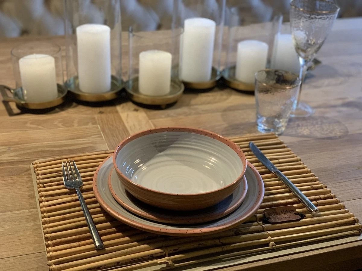 Camping Servies - 12 Delig – 100% Melamine Servies Set – Campingservies – Melamine Servies - Terracotta Style 3 Camping Servies - 12 Delig – 100% Melamine Servies Set – Campingservies – Melamine Servies - Terracotta Style