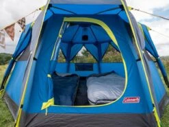 Coleman OctaGo Tent - Festival - 3-Persoons - Blauw/lime -Buitenkampeeruitrusting 1200x900 5