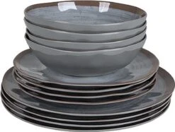 Bo-Camp Servies - Halo - 12-delig - Grijs 28 Bo-Camp Servies - Halo - 12-delig - Grijs -Buitenkampeeruitrusting 1200x908