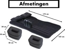 Auto Luchtbed - Auto Bed - Auto Matras - Achterbank En Achterbak - 2 Persoons - Incl. Elektrische Pomp - 175 X 125 CM -Buitenkampeeruitrusting 1200x910 13