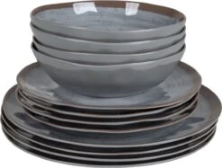 Bo-Camp Servies - Halo - 12-delig - Grijs 21 Bo-Camp Servies - Halo - 12-delig - Grijs -Buitenkampeeruitrusting 1200x910 3