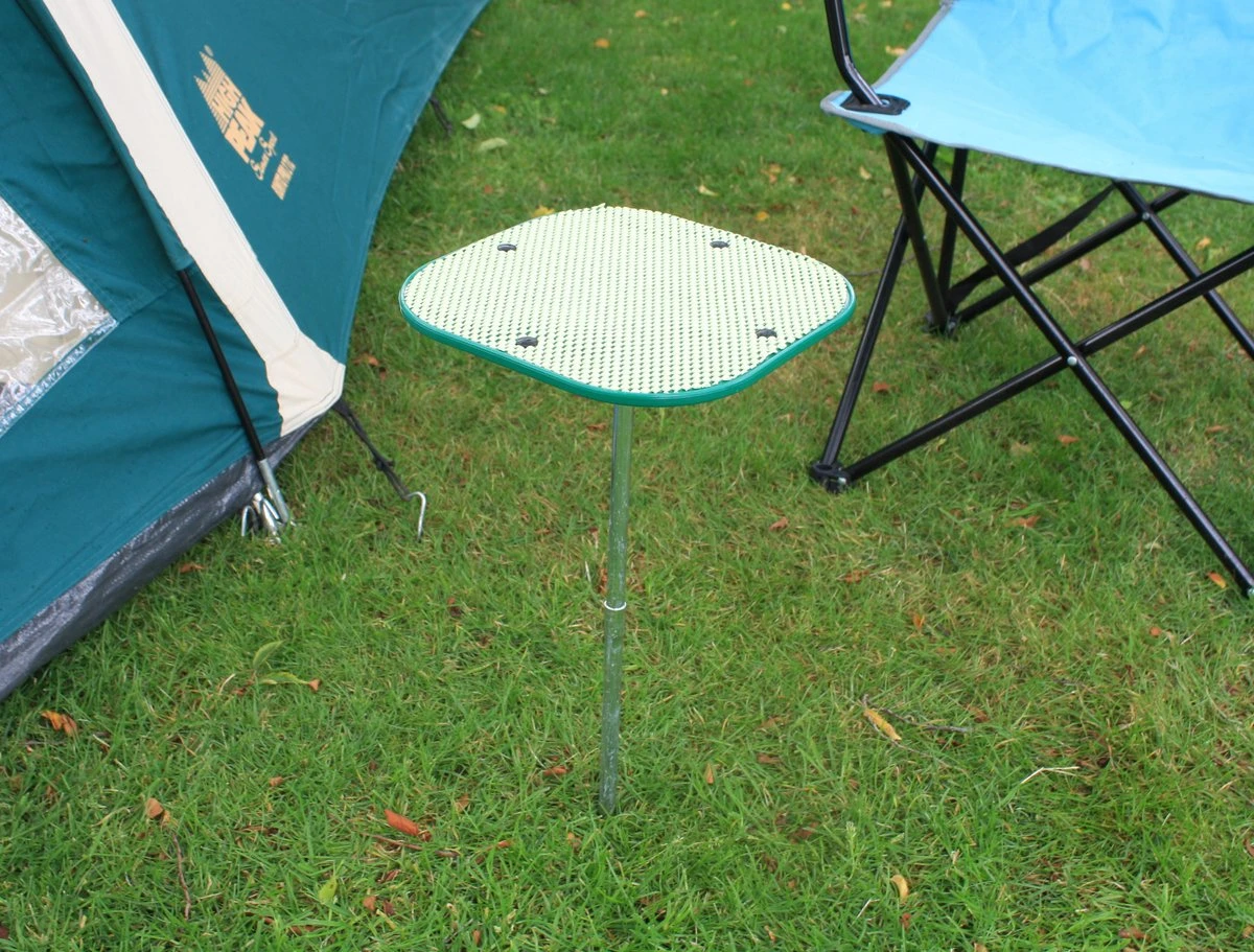 NordFalk Campingtafel 25x25x47 Cm - Aluminium Priktafel / Kampeertafel - Afschroefbare Tafelpoot 7 NordFalk Campingtafel 25x25x47 Cm - Aluminium Priktafel / Kampeertafel - Afschroefbare Tafelpoot - Afbeelding 5