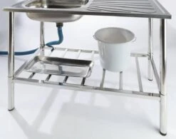 Camping/Outdoor Inox Tafel Met Gootsteen Lavabo En Kraan 100x77x50cm -Buitenkampeeruitrusting 1200x945 1