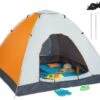 Relaxdays Strandtent Pop-up - Omkleedtent - 145x180 Cm - 2-3 Personen - Beachtent -compact - Oranje -Buitenkampeeruitrusting 1200x945